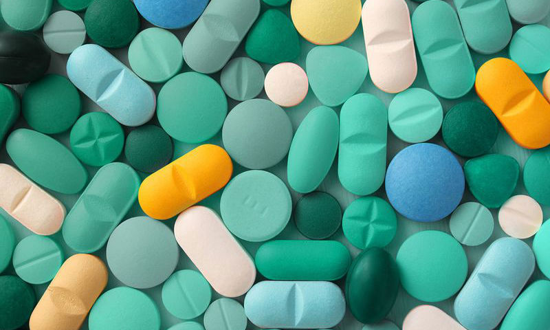 An assortment of medical drugs in tablet form