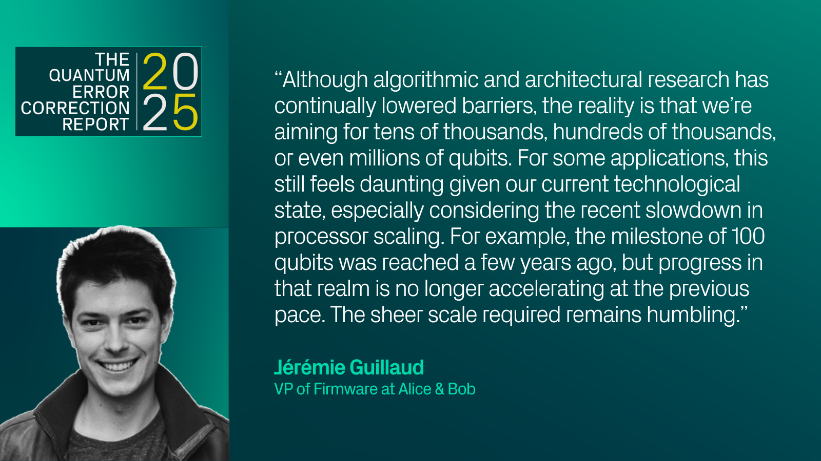 What do the quantum experts really think of QEC? - Riverlane